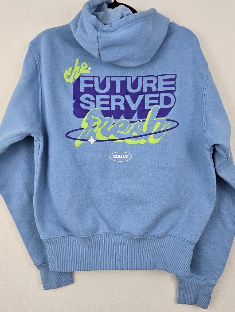 Blue Poppi Pullover Hoodie